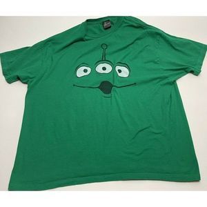 Pixar Green Toy Story 3 Eyed Little Green Men Alien T Shirt Mens Size 3XL